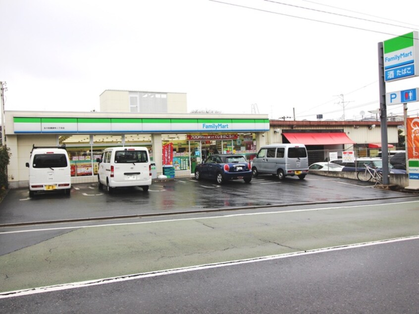 ファミリーマート玉川田園調布二丁目店(コンビニ)まで111m キャッスル　自由ヶ丘