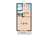 クレスト東海 1DKの間取り