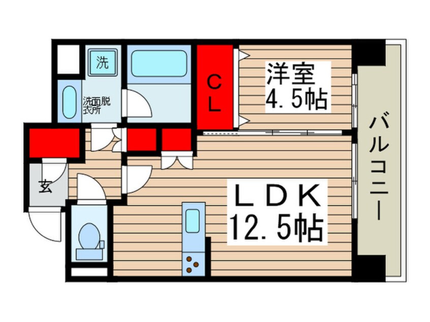 間取図 ヒューリックレジデンス千葉中央