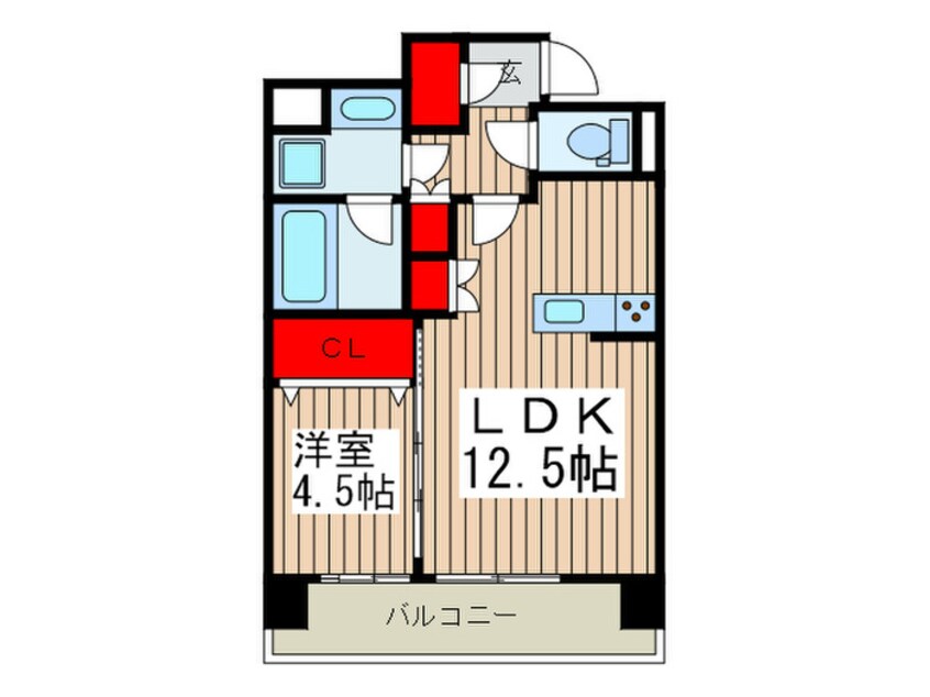 間取図 ヒューリックレジデンス千葉中央