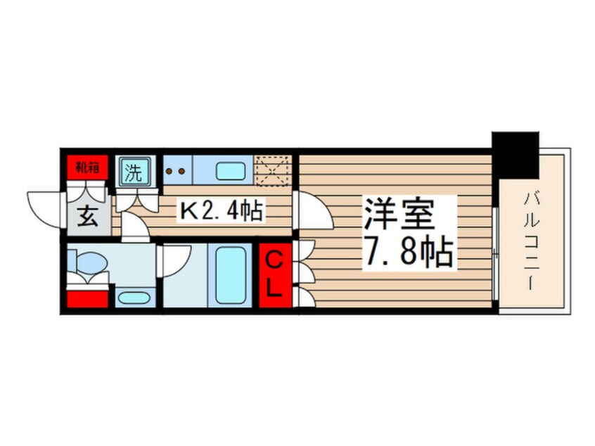 間取図 ヒューリックレジデンス千葉中央