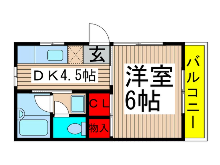 間取図 加賀ハイツＡ