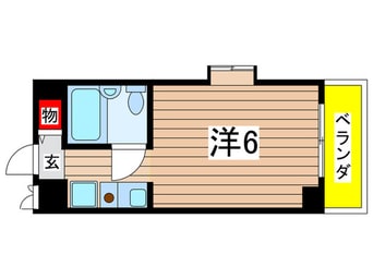間取図 フラッツ新大橋Ⅰ