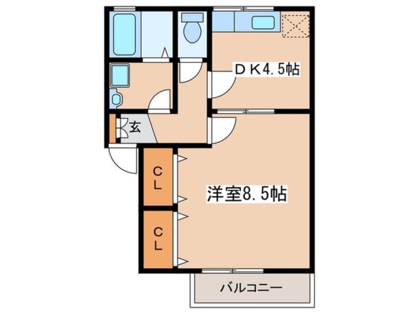 間取図 シャルム松風