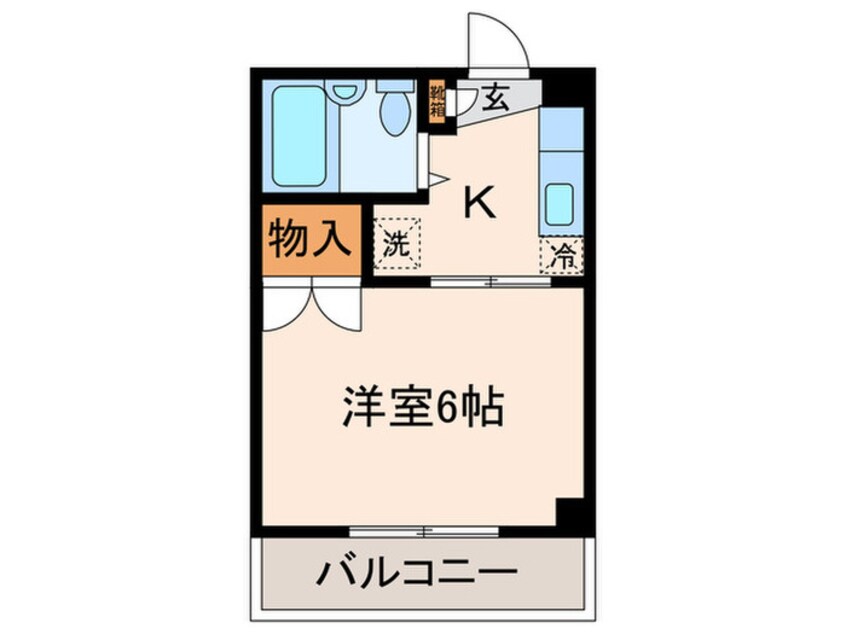間取図 ラスタープレイスⅡ