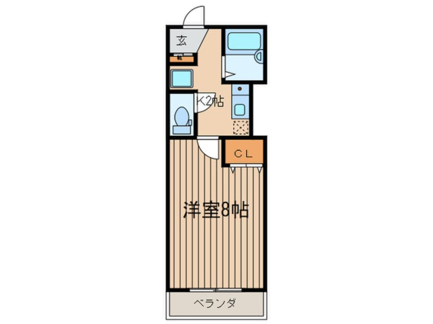 間取図 パルファム駒沢