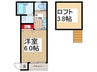 ラウレア上福岡Ｂ 1Kの間取り