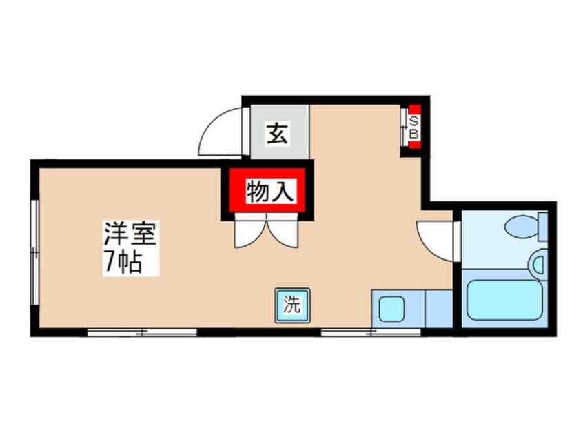 間取図 サンハイム久米川