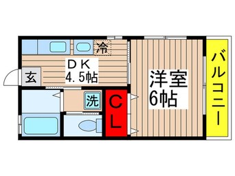 間取図 加賀ハイツＥ