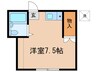 ビエント相原 1Rの間取り