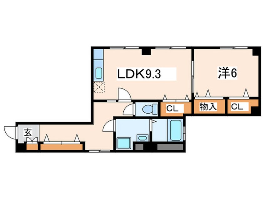 間取図 新八ビル3号館