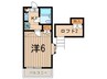 ヴィラメグロ 1Kの間取り