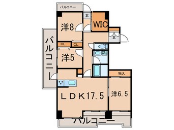 間取図 ﾘﾊﾞ-ｼﾃｨ21ｲ-ｽﾄﾀﾜ-ｽﾞ7号棟