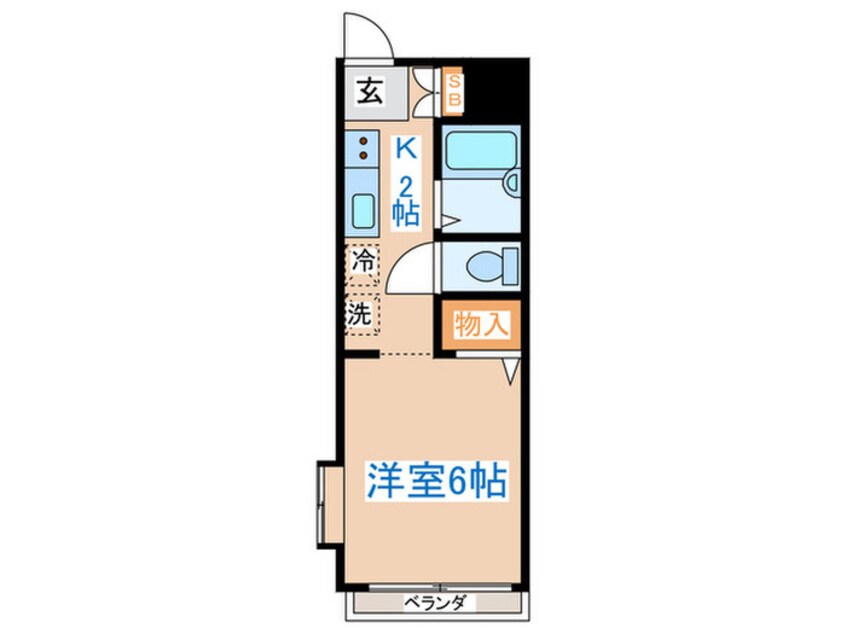 間取図 マコト本町ハイツ