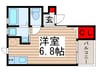 ラプラージュ常盤平 1Rの間取り
