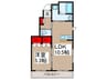 Maison Rio 1LDKの間取り