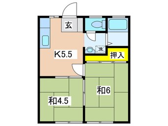 間取図 ユーアイランドハイツ