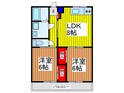 福岡マンションの間取図
