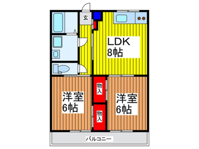 間取図 福岡マンション