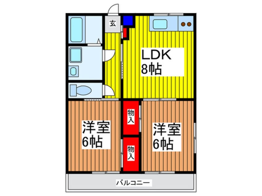 間取図 福岡マンション