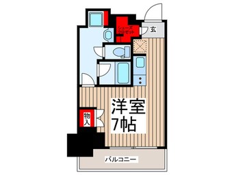 間取図 プラウドタワー平井(912)