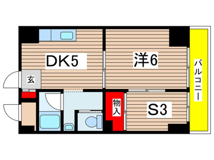 間取図 勝山ビル