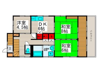 間取図 アーバンプレイス高野