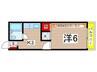 ピアハウス 1Kの間取り