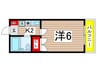 フレグラント２ 1Kの間取り