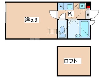 間取図 ｱﾌﾙｰｴﾝﾄﾗｲﾌ読売ランド前