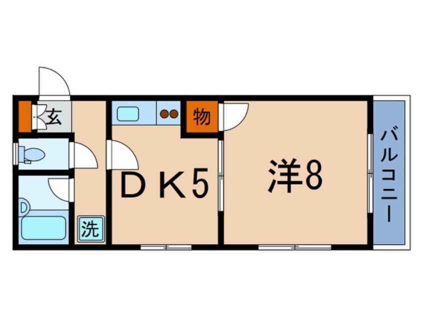 間取図 エルシオン弥生（２Ｆ、３Ｆ）