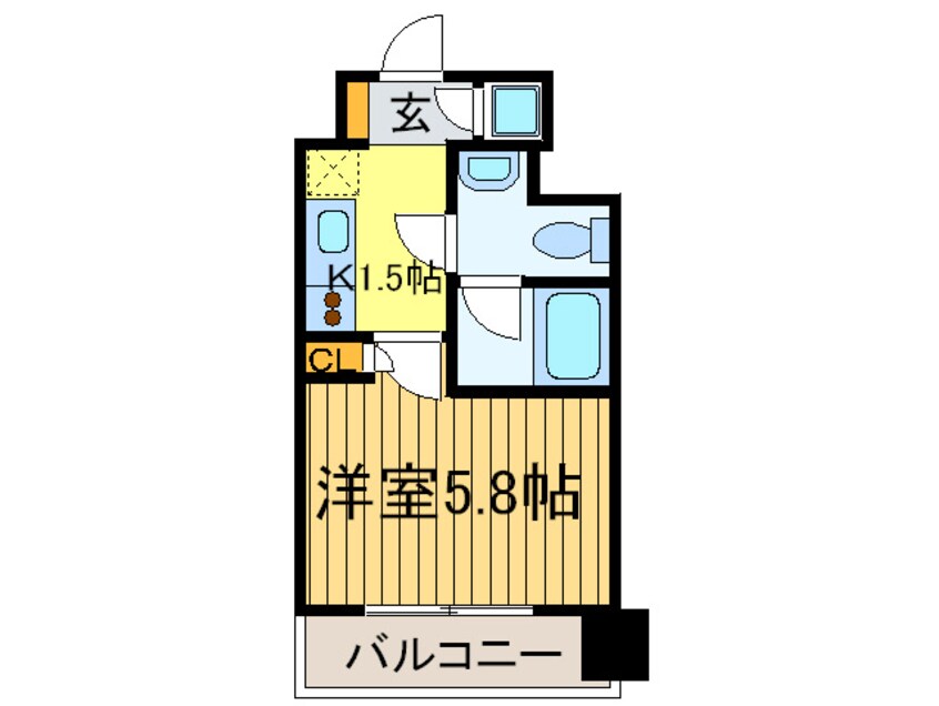 間取図 レジディア大森