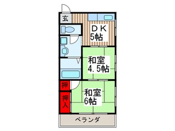 間取図 岩井ビル