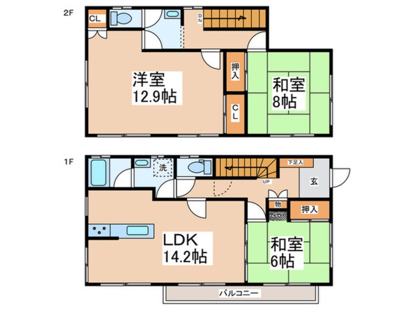 間取図 大倉山戸建