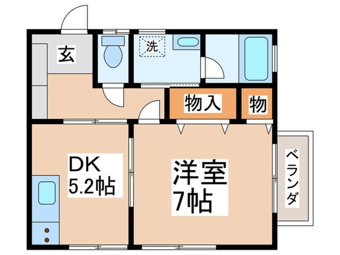 間取り図 ハイツルーエⅡ