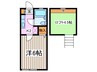 ユニティ経堂 1Kの間取り