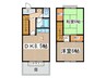 グリーンヒル太平台 2DKの間取り