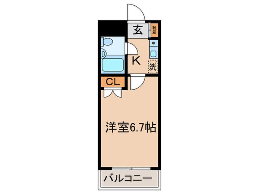 間取図 グリム武蔵新城