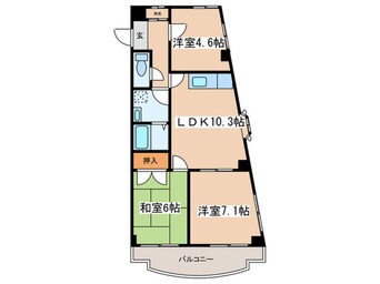 間取図 ロイヤルタウン下九沢