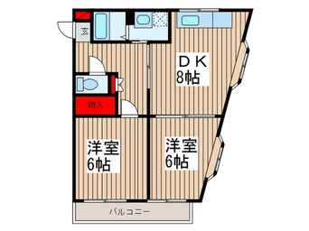 間取図 クレッセント堀の内