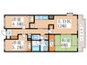 プレジデントミタマ 3LDKの間取り