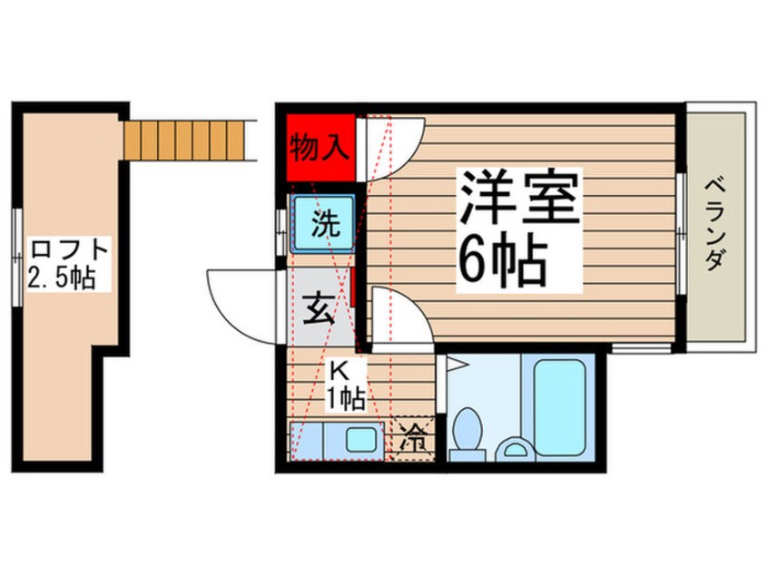 間取図 ピアハイツ福栄