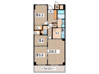 間取図 イルティモ－ネ