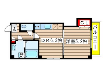 間取図 シャトー・ブリュー