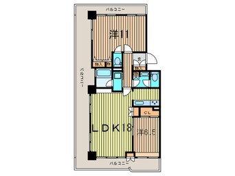 間取図 ﾘﾊﾞ-ｼﾃｨ21ｲ-ｽﾄﾀﾜ-ｽﾞ8号棟