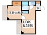 アルクノア 1LDKの間取り