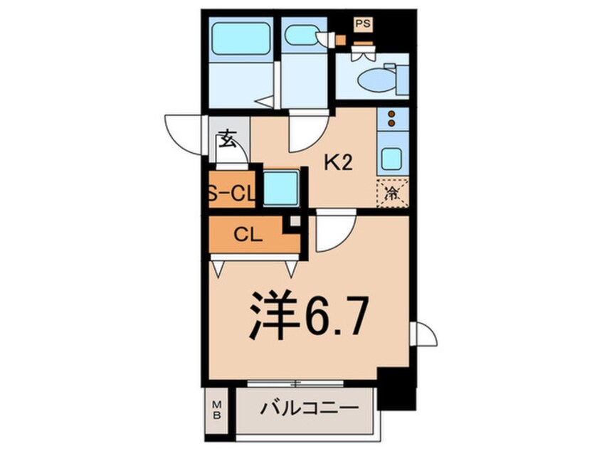 間取図 エステムコート横濱反町