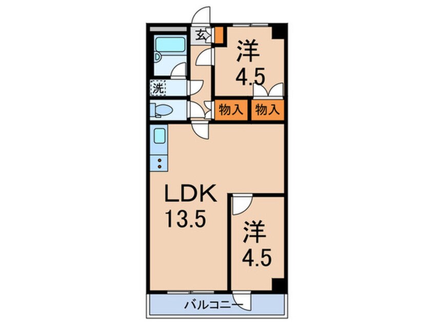 間取図 ﾗｲｵﾝｽﾞｽﾃｰｼｮﾝﾌﾟﾗｻﾞ大塚　708号室