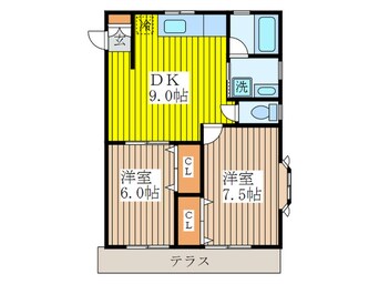 間取図 ルミエ－ル