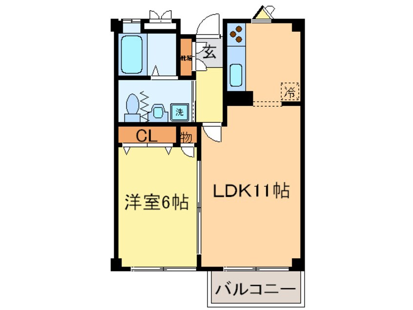 間取図 Belle　domicile  (ｳﾞｪﾙﾄﾞﾐｰﾙ)